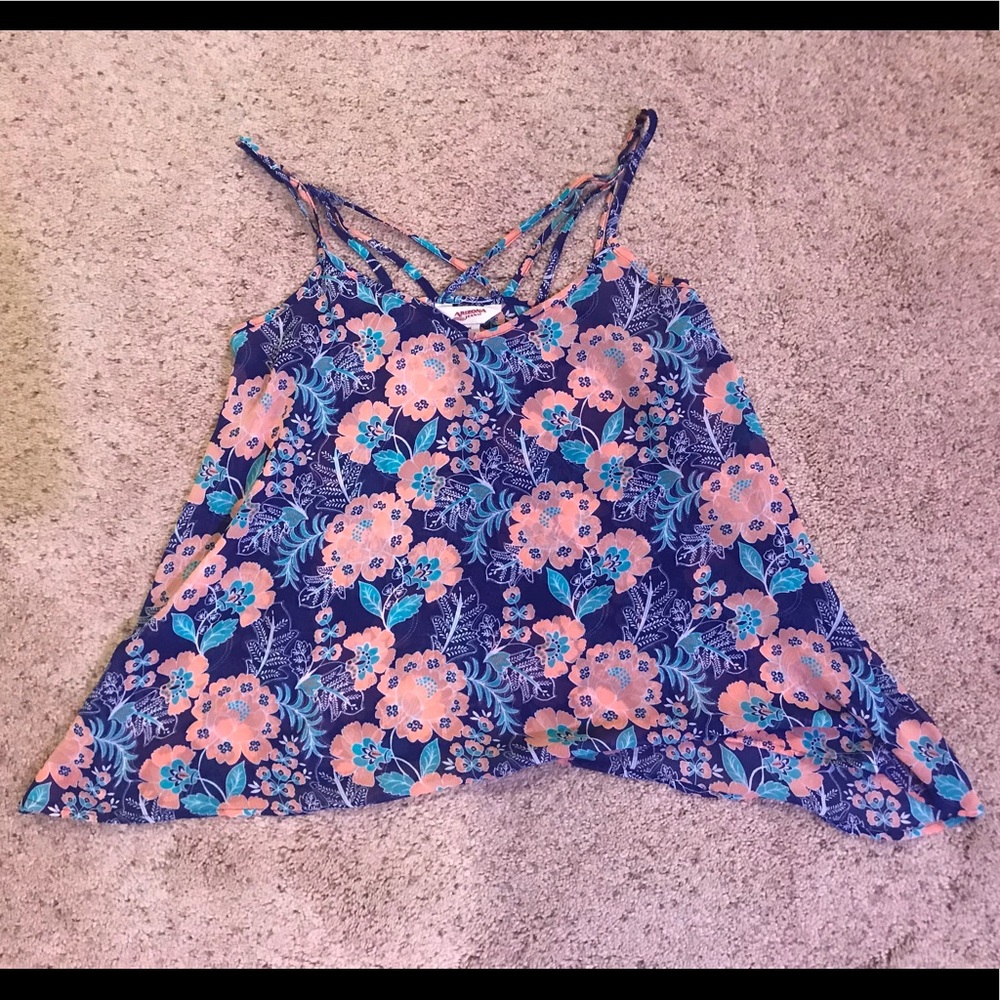 Floral spaghetti strap top | Arizona Jean Co.